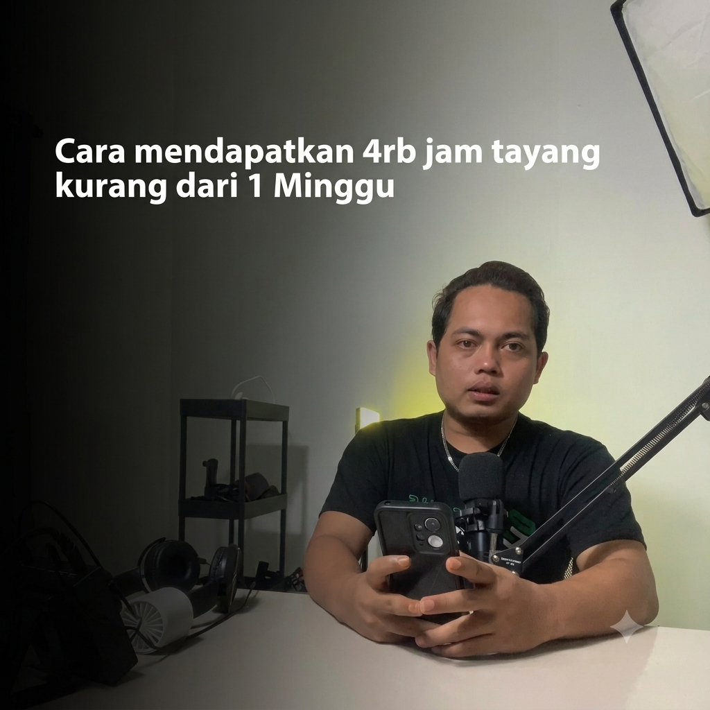 Cara mendapatkan 4rb jam tayang kurang dari 1 Minggu.mp4