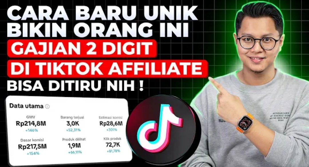 Cara baru untuk dapetin 2 Digit dari TikTok Affiliate 